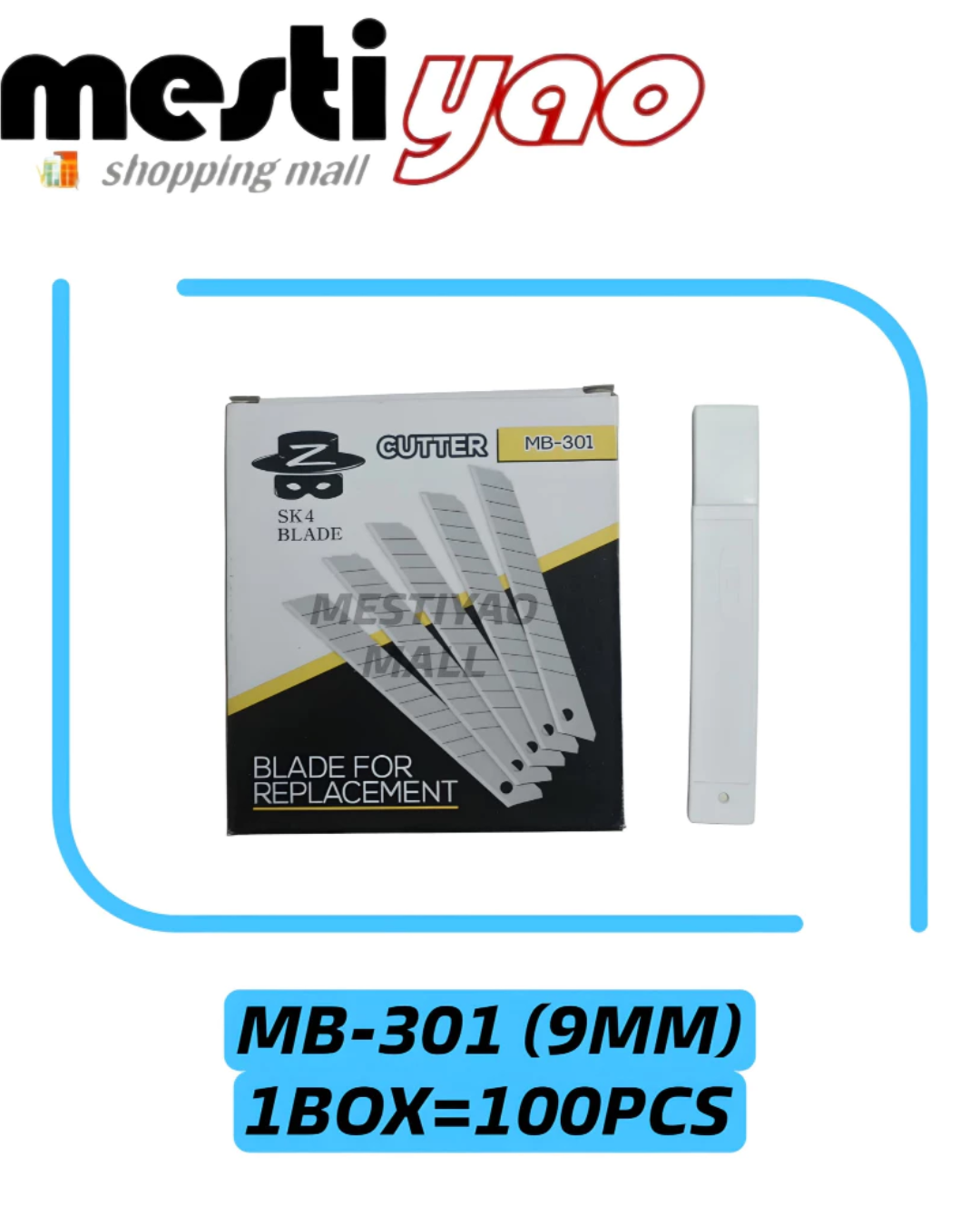 ZORRO 18MM/9MM ORIGINAL KOREA PAPER CUTTER BLADE/MATA PISAU