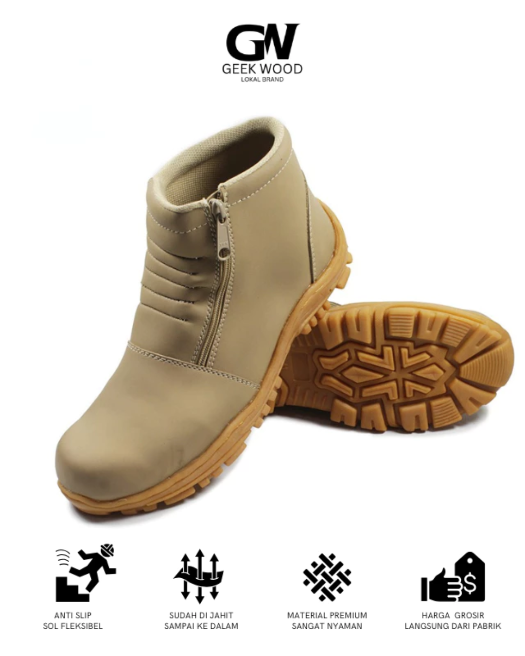 Men's Safety Shoes Slip On Boots Septy Slop Field Work Slippers Septi Project Men Women Steel Toe Savety Anti Slip Kitchen Work Project