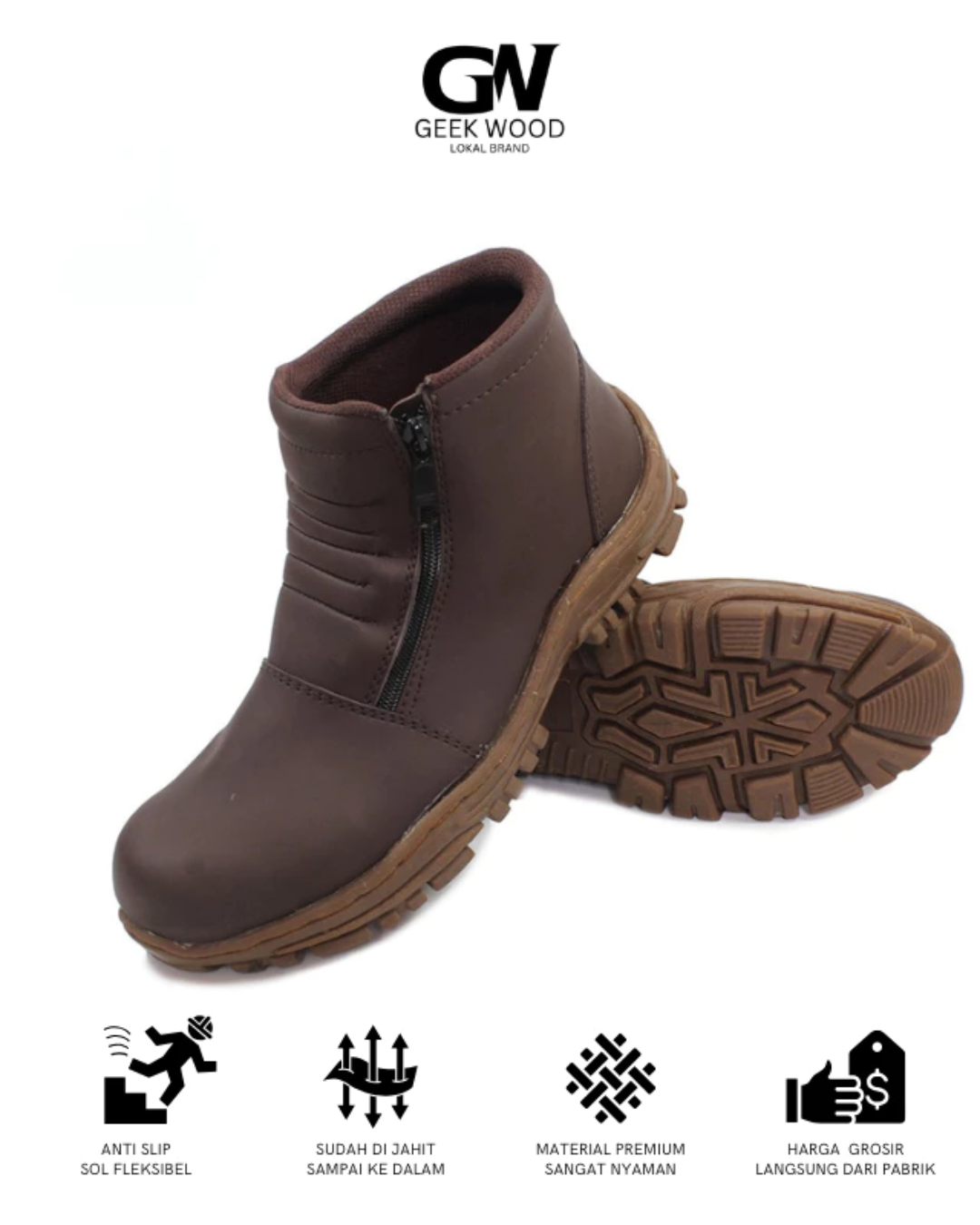 Men's Safety Shoes Slip On Boots Septy Slop Field Work Slippers Septi Project Men Women Steel Toe Savety Anti Slip Kitchen Work Project