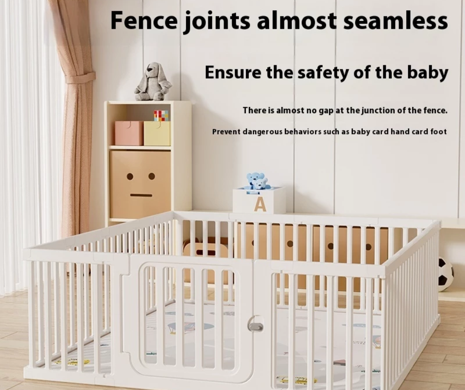 Foldable Playpen Baby Gaming Fence Baby Fence Baby Play Yard Baby Safety Fence Pagar Permainan Keselamatan Kanak