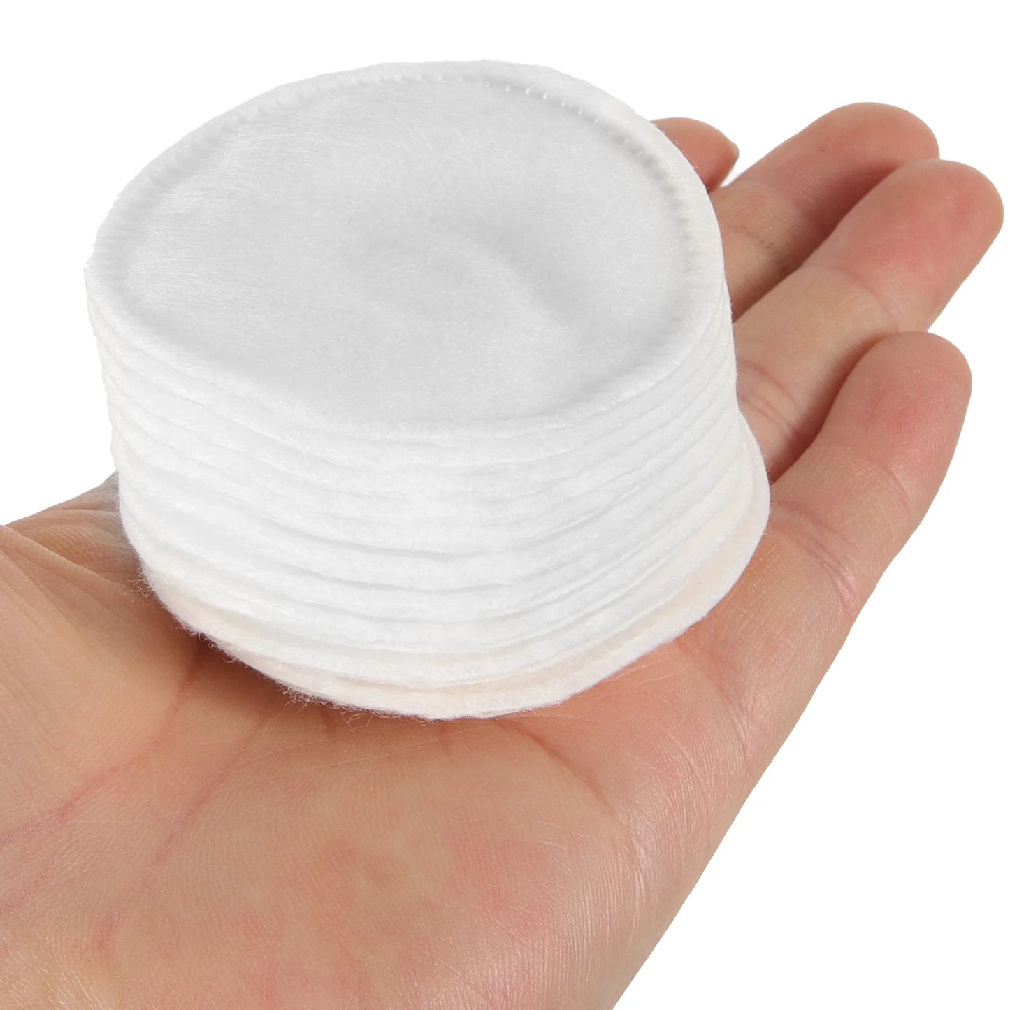 200 Pcs Cotton Pad Pads Wool Oval Cleaning Wipes Facial Cleansing Makeup Remover Simple Face Mask Pocket