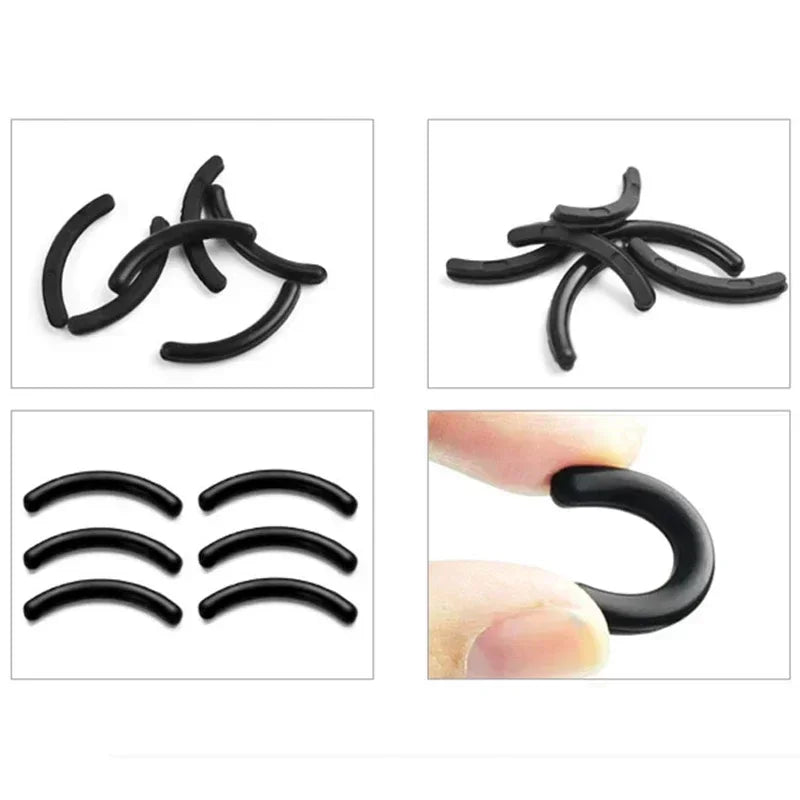 Elastic Rubber Eyelash Curler Pads Eyelash Curler Replacement Refill Rubber Beauty Tools High Elastic Eyelashes Makeup Curling