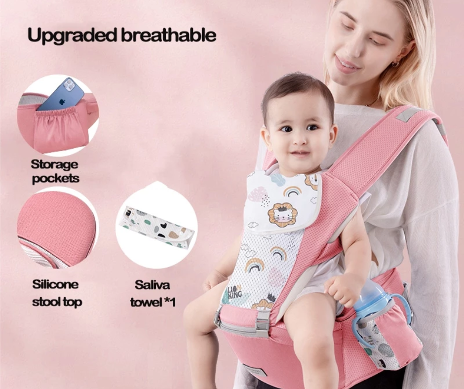 Baby Carrier Ergonomic Multifunction Newborn Baby Comfortable Breathable Hip Seat Carrier Adjustable Wrap Sling Seat婴儿背带