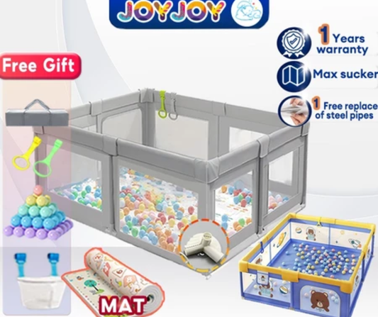 Playpen Baby Playpen Baby Foldable pagar baby safety murah kandang baby playmat baby cage 圍欄 兒童