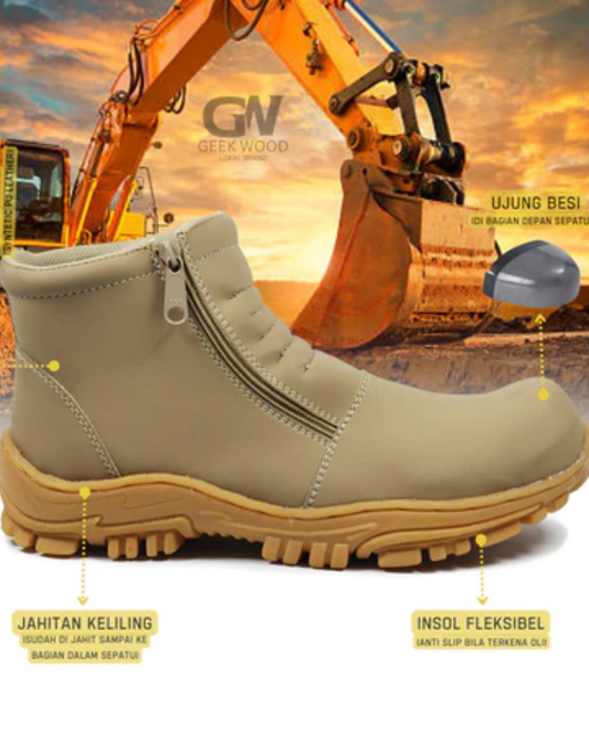 Men's Safety Shoes Slip On Boots Septy Slop Field Work Slippers Septi Project Men Women Steel Toe Savety Anti Slip Kitchen Work Project