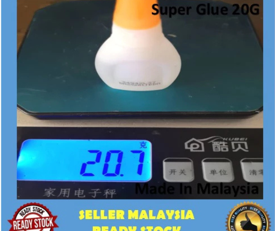 [50pcs] 502 Super Glue 20GRM / 50GRM (3 SECOND GLUE) Fast Dry (Not Gel Type) Made In Malaysia