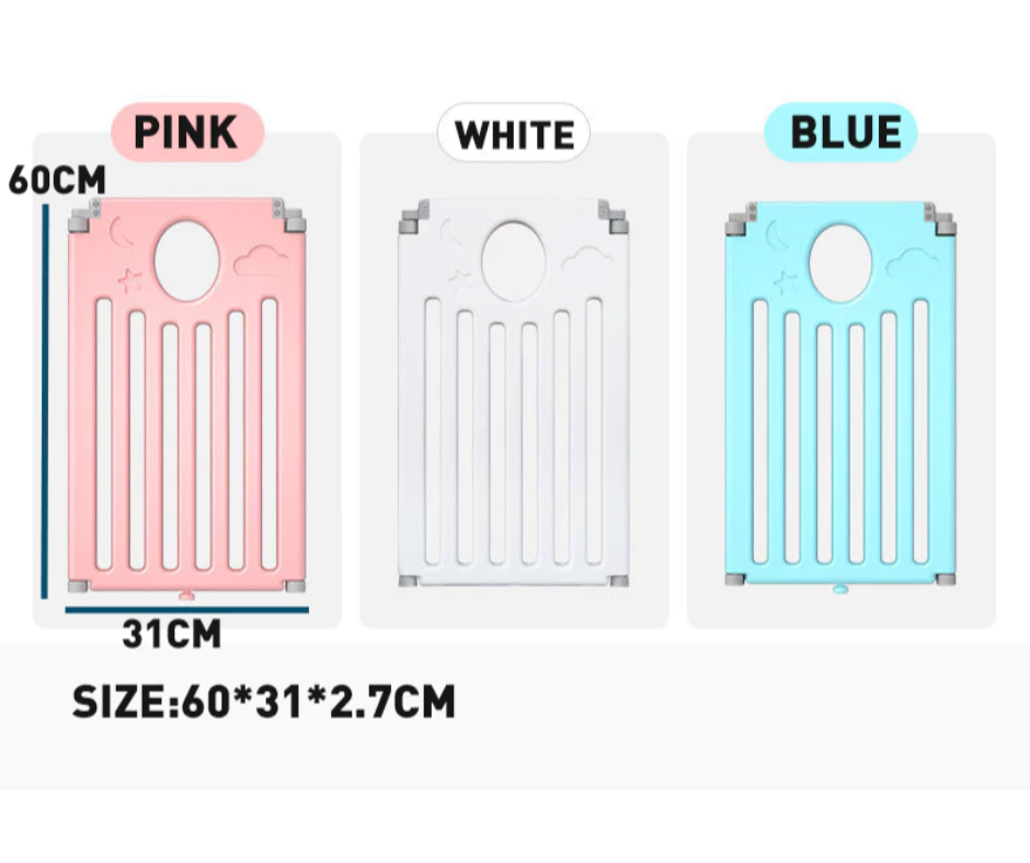 Baby Fence Foldable Gaming Fence Baby Play Yard Baby Safety Fence Pagar Permainan Keselamatan Kanak 折疊圍欄