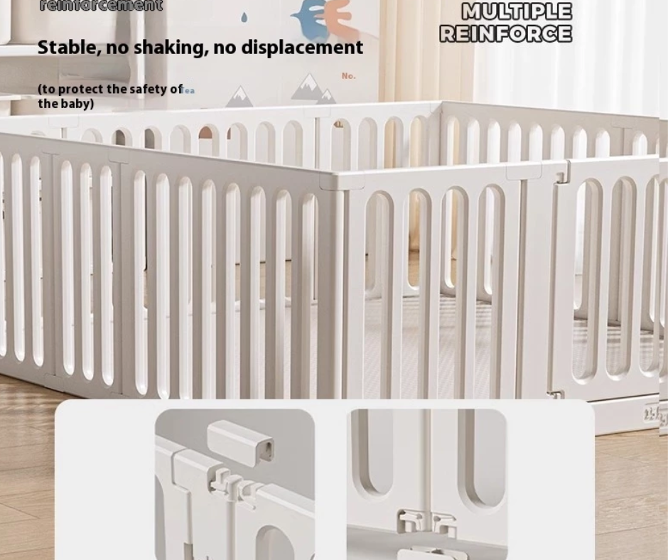 Foldable Playpen Baby Gaming Fence Baby Fence Baby Play Yard Baby Safety Fence Pagar Permainan Keselamatan Kanak