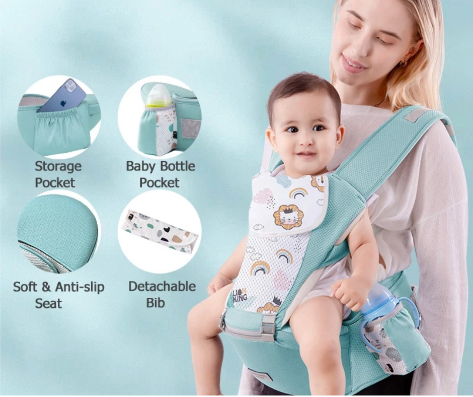Baby Carrier Ergonomic Multifunction Newborn Baby Comfortable Breathable Hip Seat Carrier Adjustable Wrap Sling Seat婴儿背带