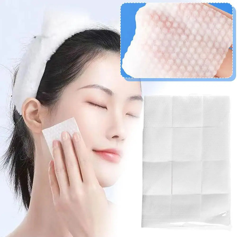 450/500/600PCS Pearl Pattern Makeup Remover Cotton Wet Non-woven Pads Dry Face Cleaning Use Fabric Cloth D0E7